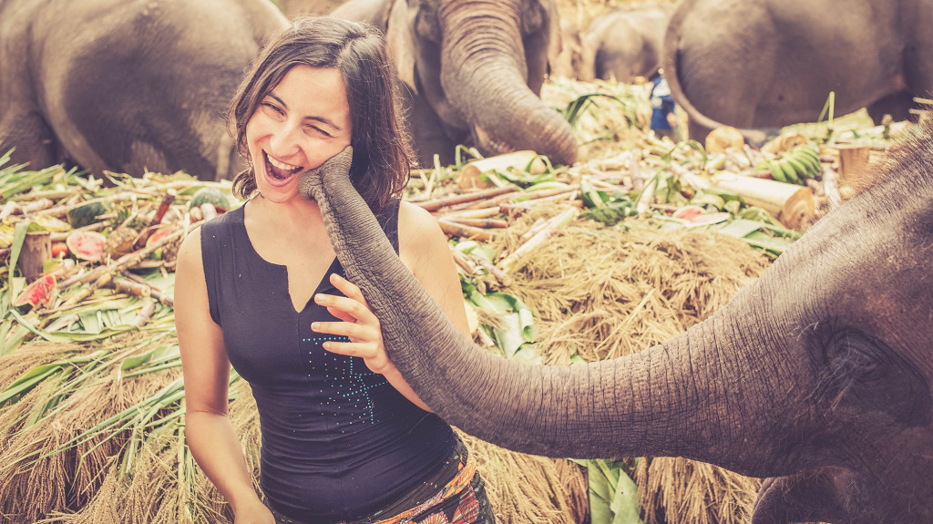 Woman and ELephants Adventures for the Wild at Heart